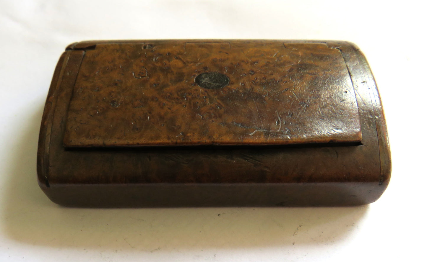 Antique Walnut Snuff Box