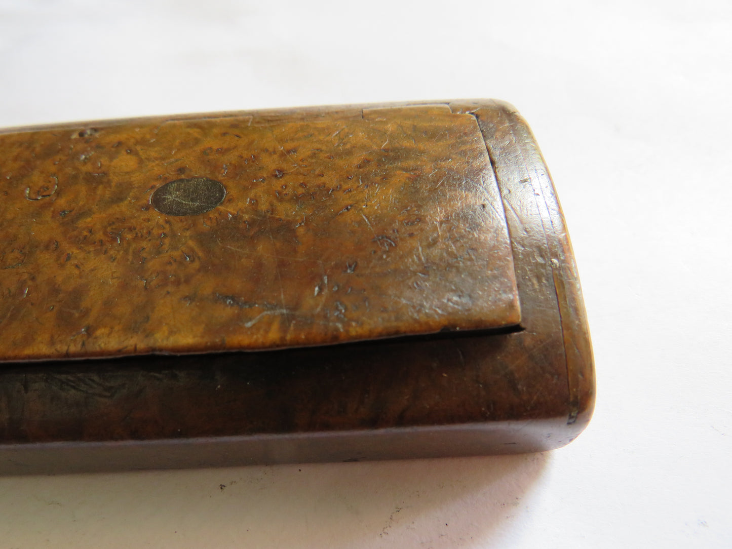 Antique Walnut Snuff Box