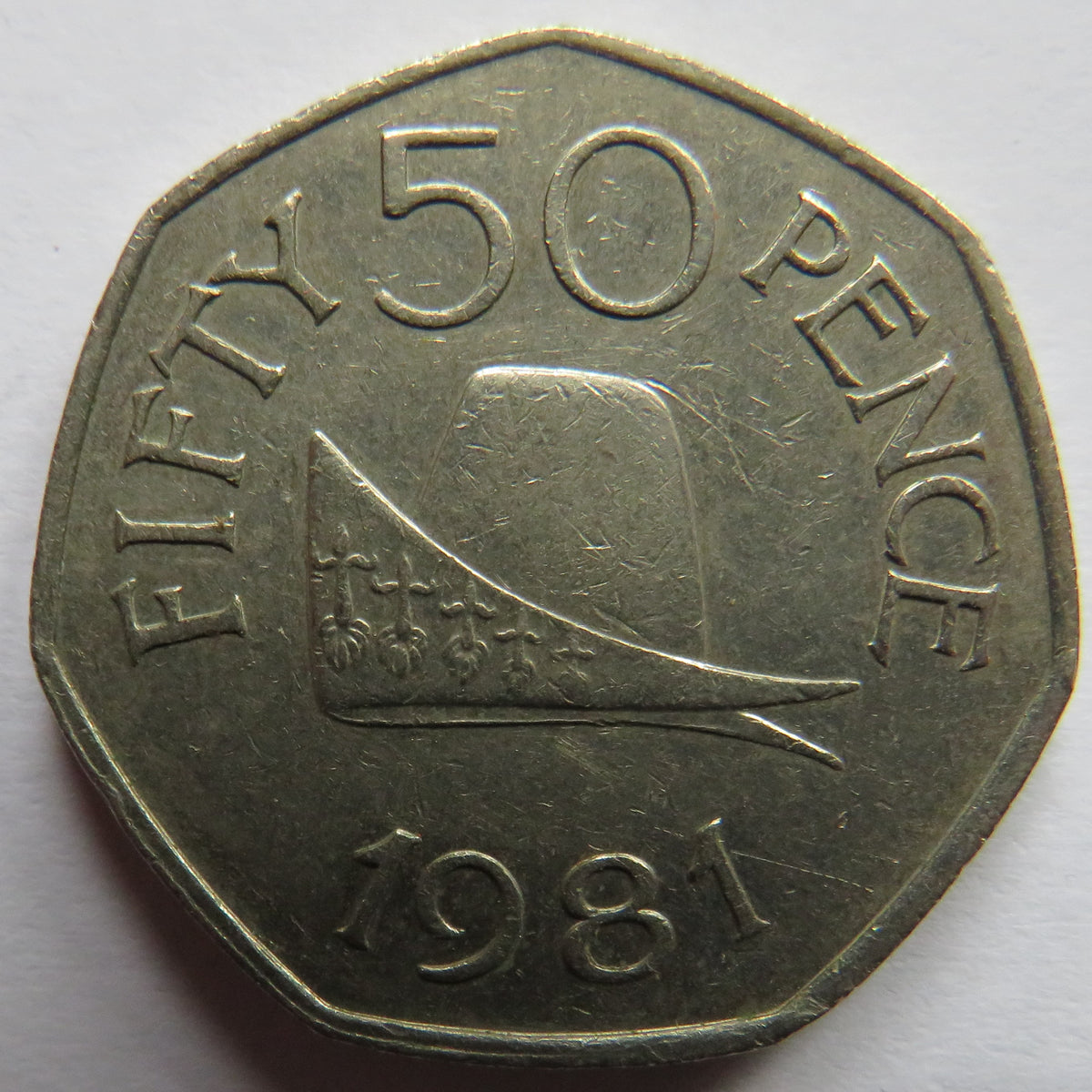1981 Guernsey 50p Fifty Pence Coin