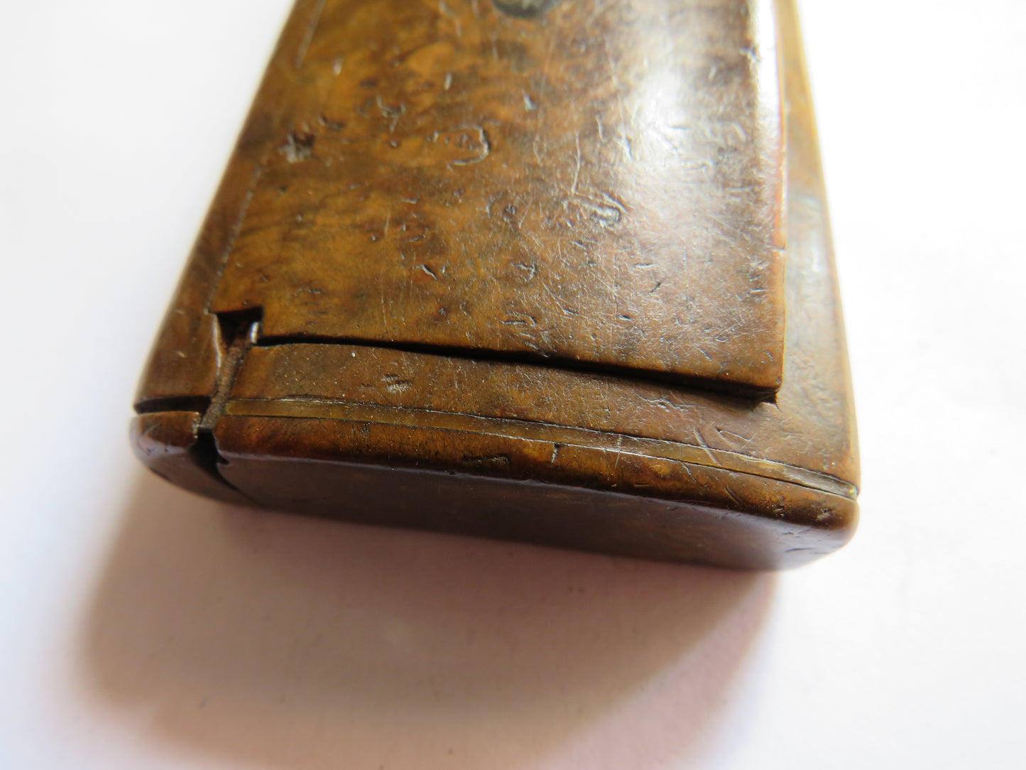 Antique Walnut Snuff Box