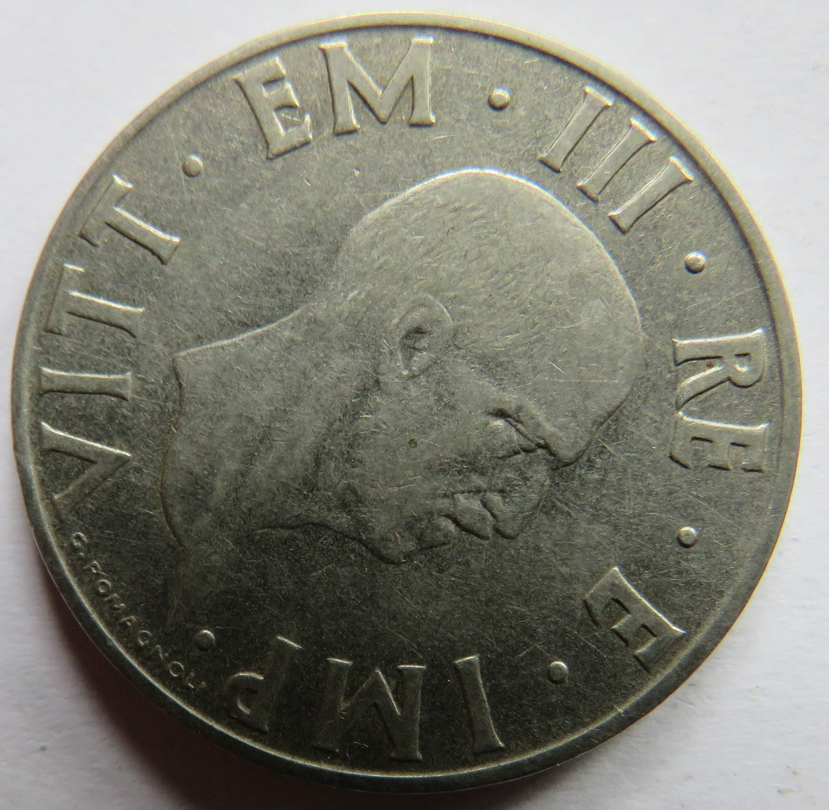 1939 Italy 2 Lire Coin
