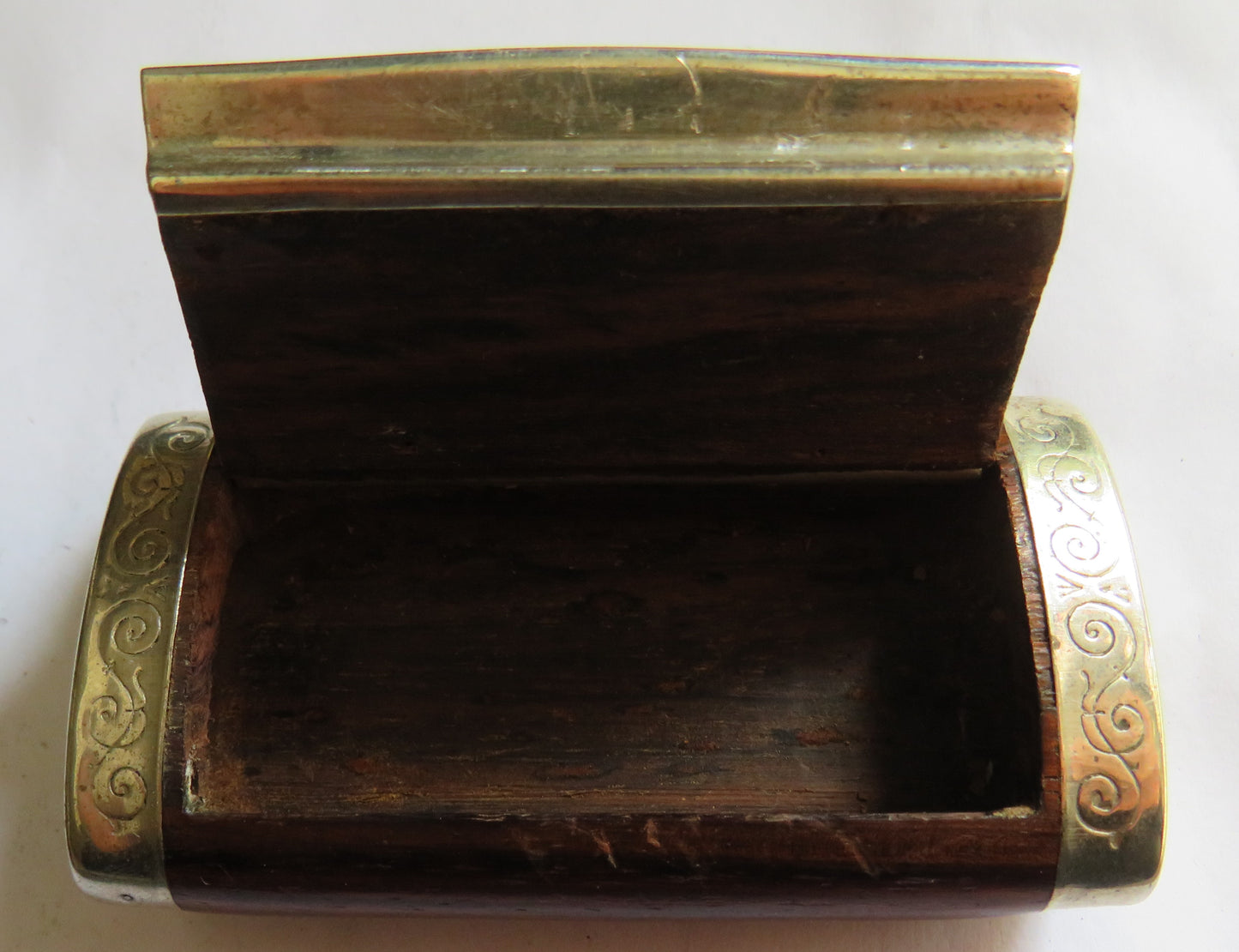 Antique White Metal Mounted Snuff Box By G.Smith & Sons London La Jurassienne