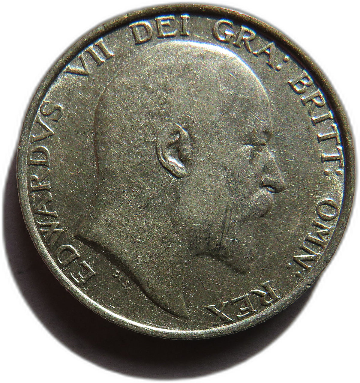 1902 King Edward VII Silver Shilling Coin In Better Grade - Great Britain