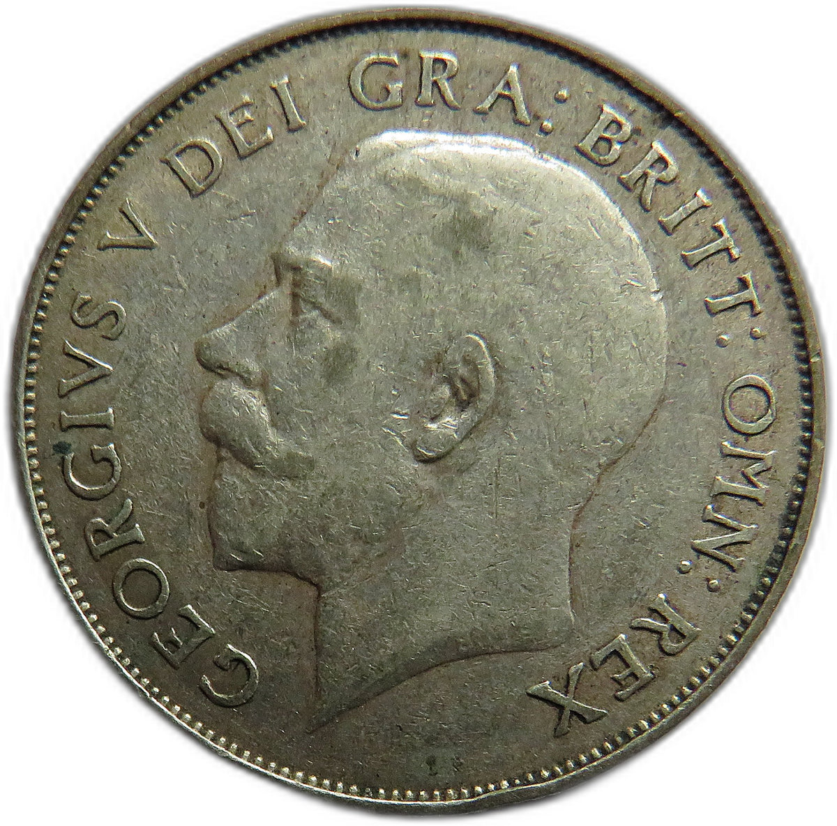 1925 King George V Silver Shilling Coin - Great Britain