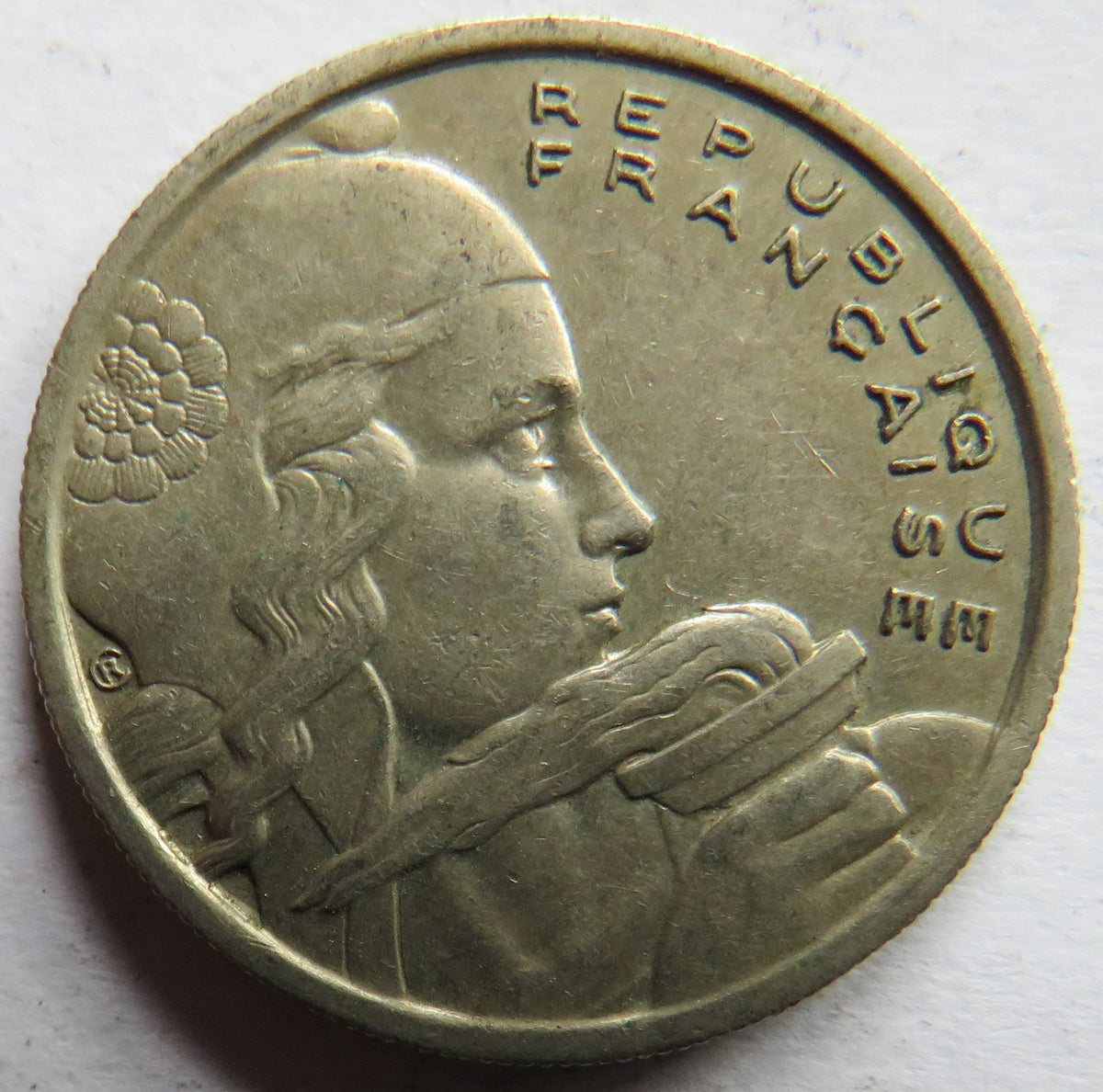 1955 France 100 Francs Coin