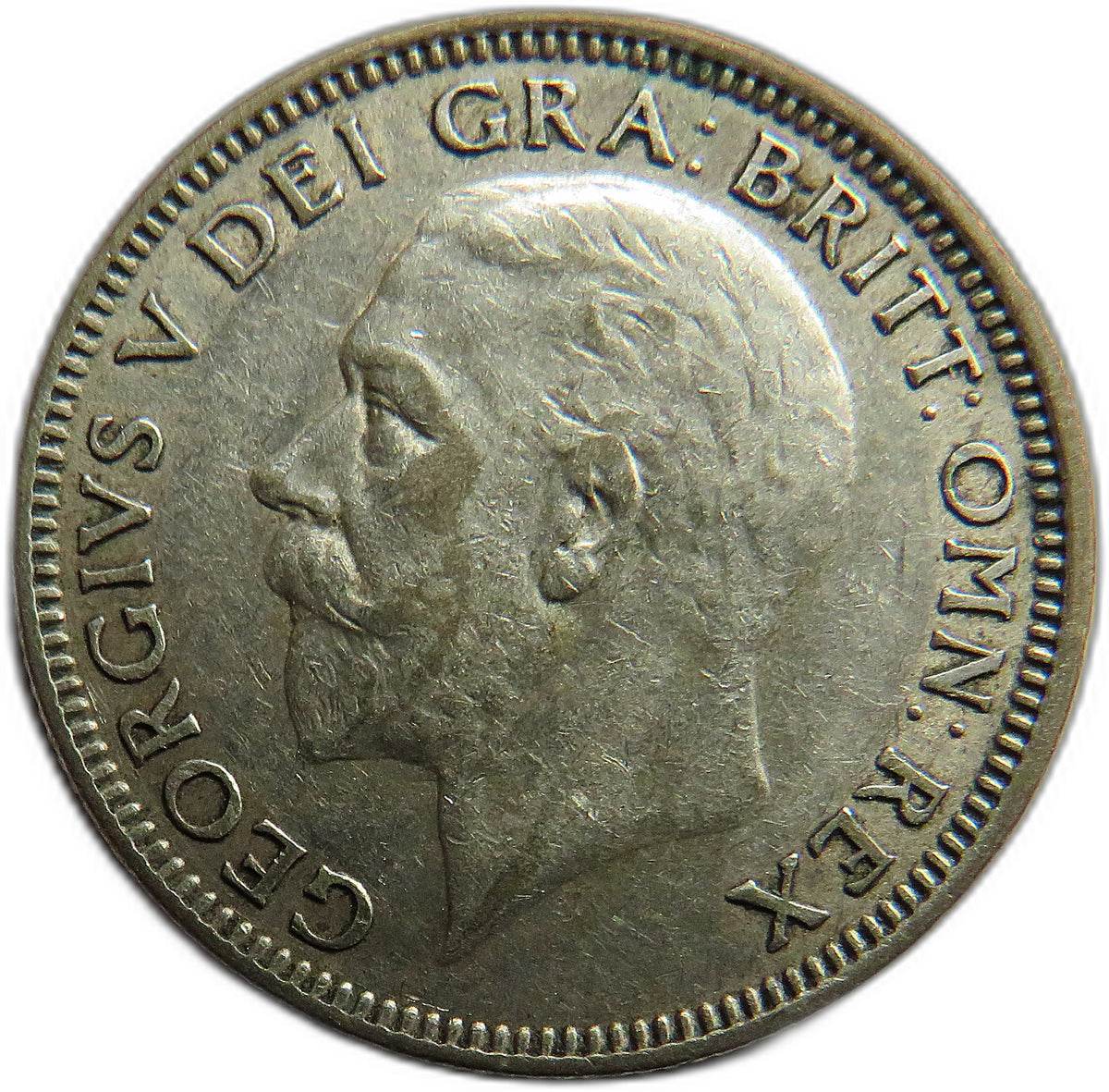 1926 King George V Silver Shilling Coin - Great Britain