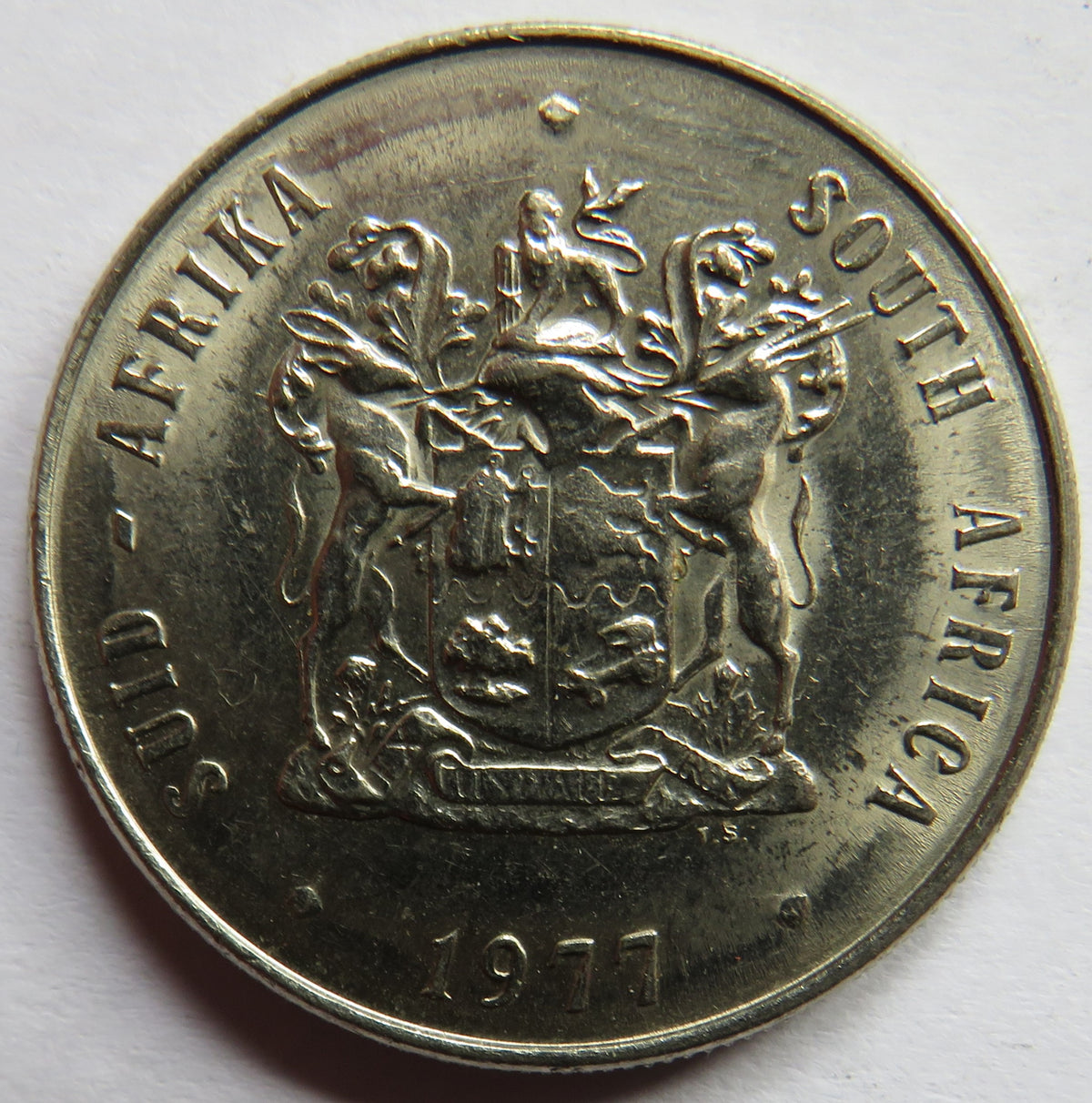 1977 South Africa One Rand Coin
