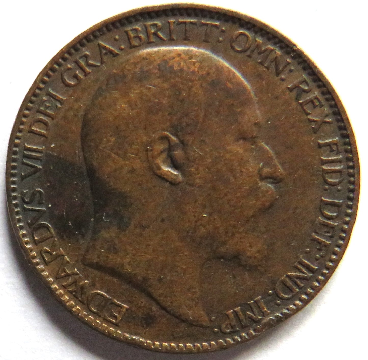 1910 King Edward VII Farthing Coin - Great Britain