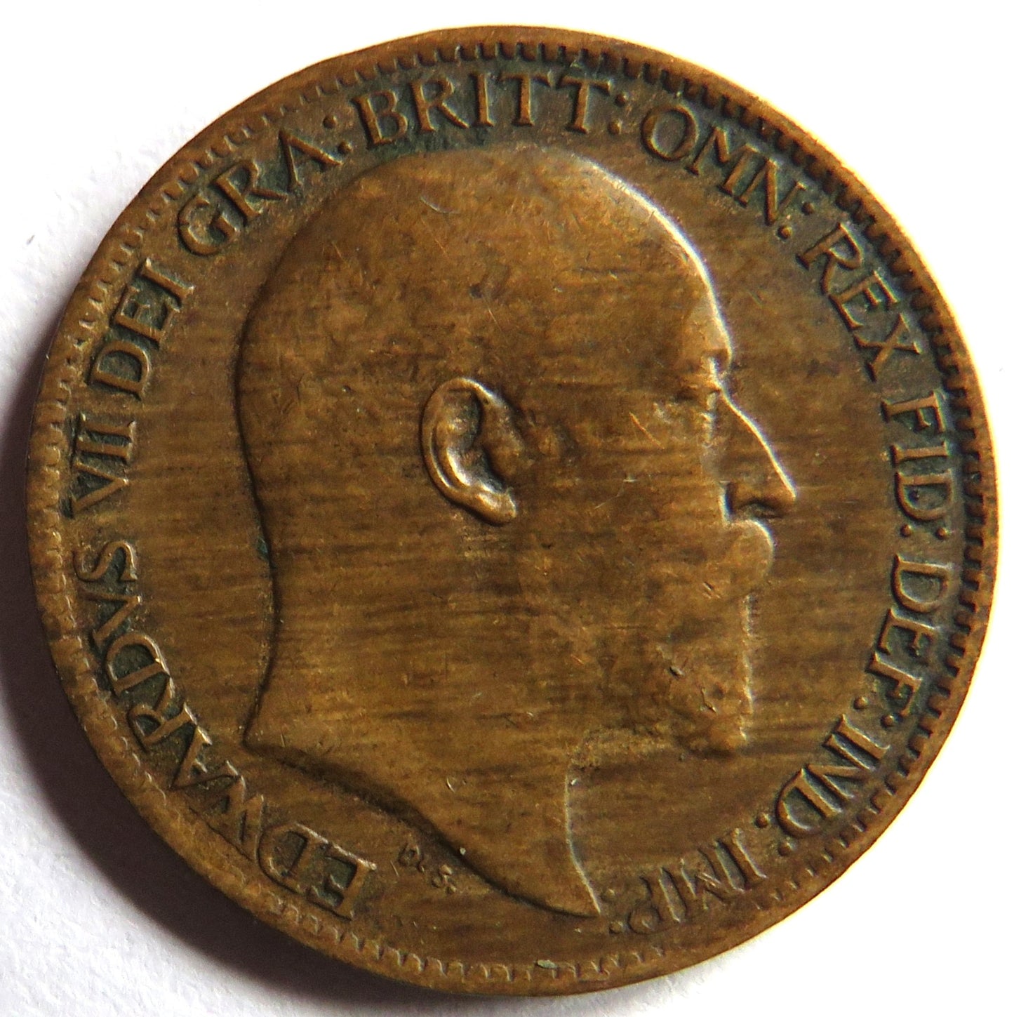1903 King Edward VII Farthing Coin - Great Britain