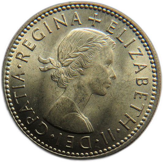 1958 Queen Elizabeth II (Scottish) Shilling Coin In High Grade - Great Britain