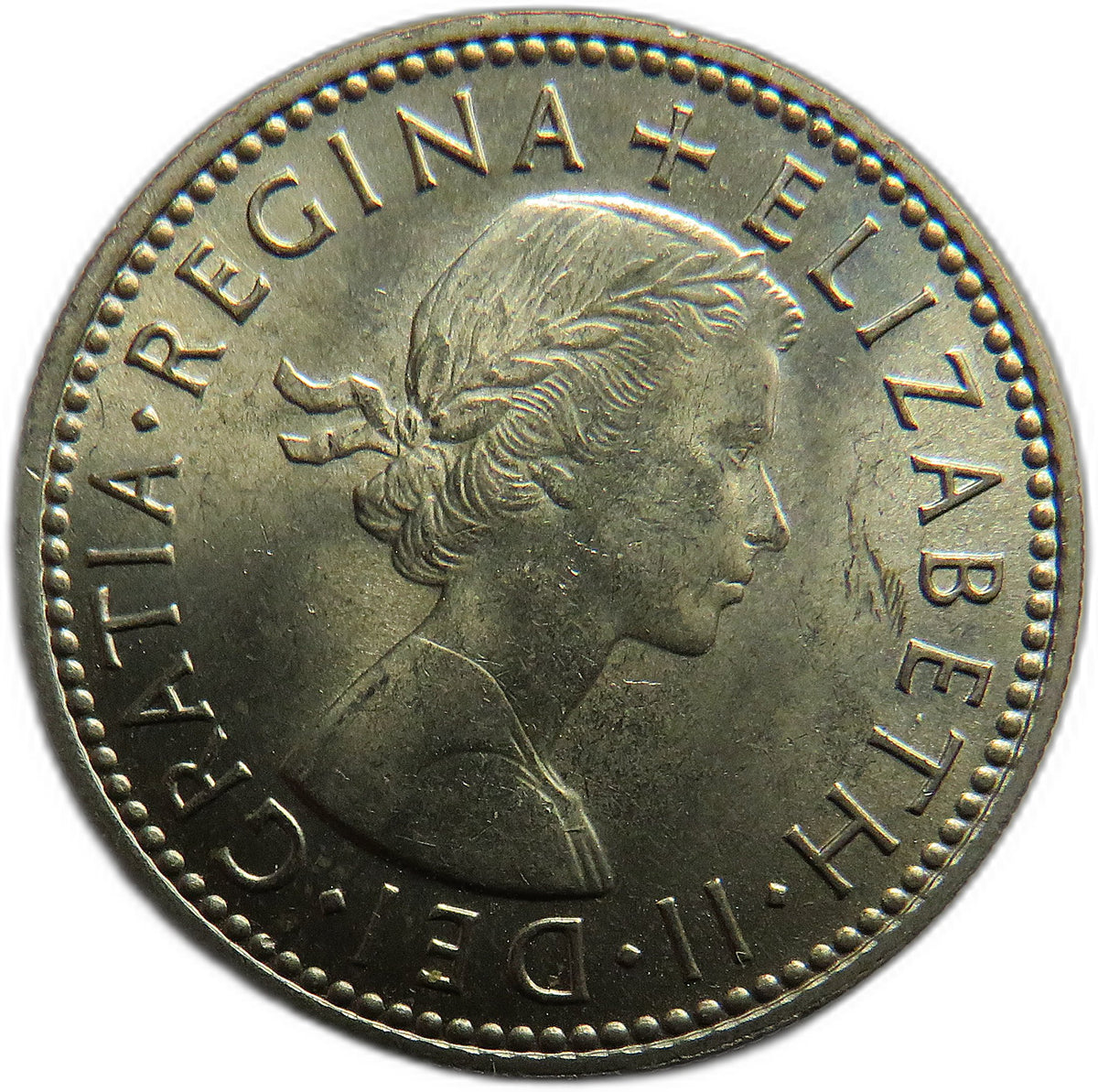 1964 Queen Elizabeth II (English) Shilling Coin In High Grade - Great Britain
