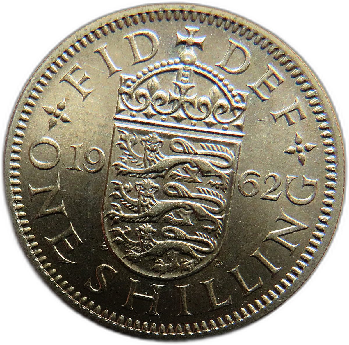 1962 Queen Elizabeth II (English) Shilling Coin In High Grade - Great Britain