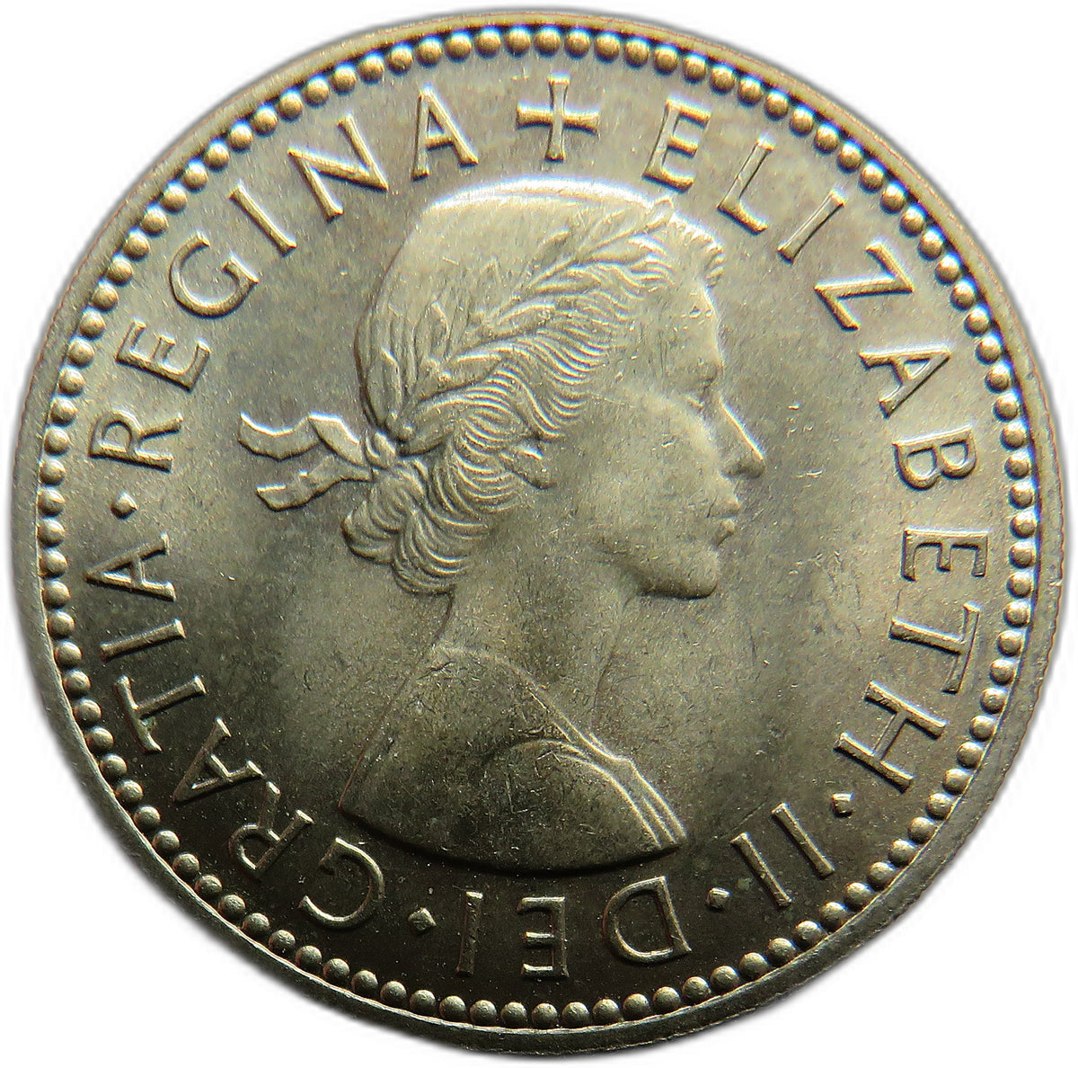 1959 Queen Elizabeth II (English) Shilling Coin In High Grade - Great Britain