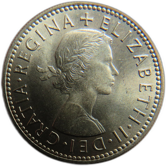 1955 Queen Elizabeth II (English) Shilling Coin In High Grade - Great Britain