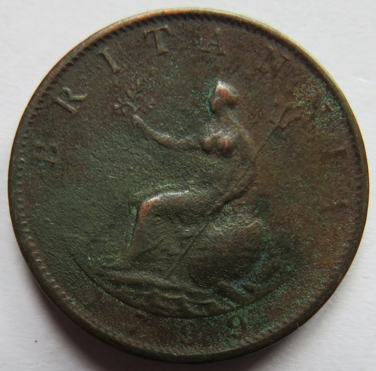 1799 King George III Halfpenny Coin - Great Britain