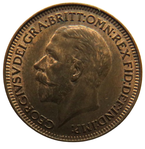 1932 King George V Farthing Coin In Higher Grade - Great Britain