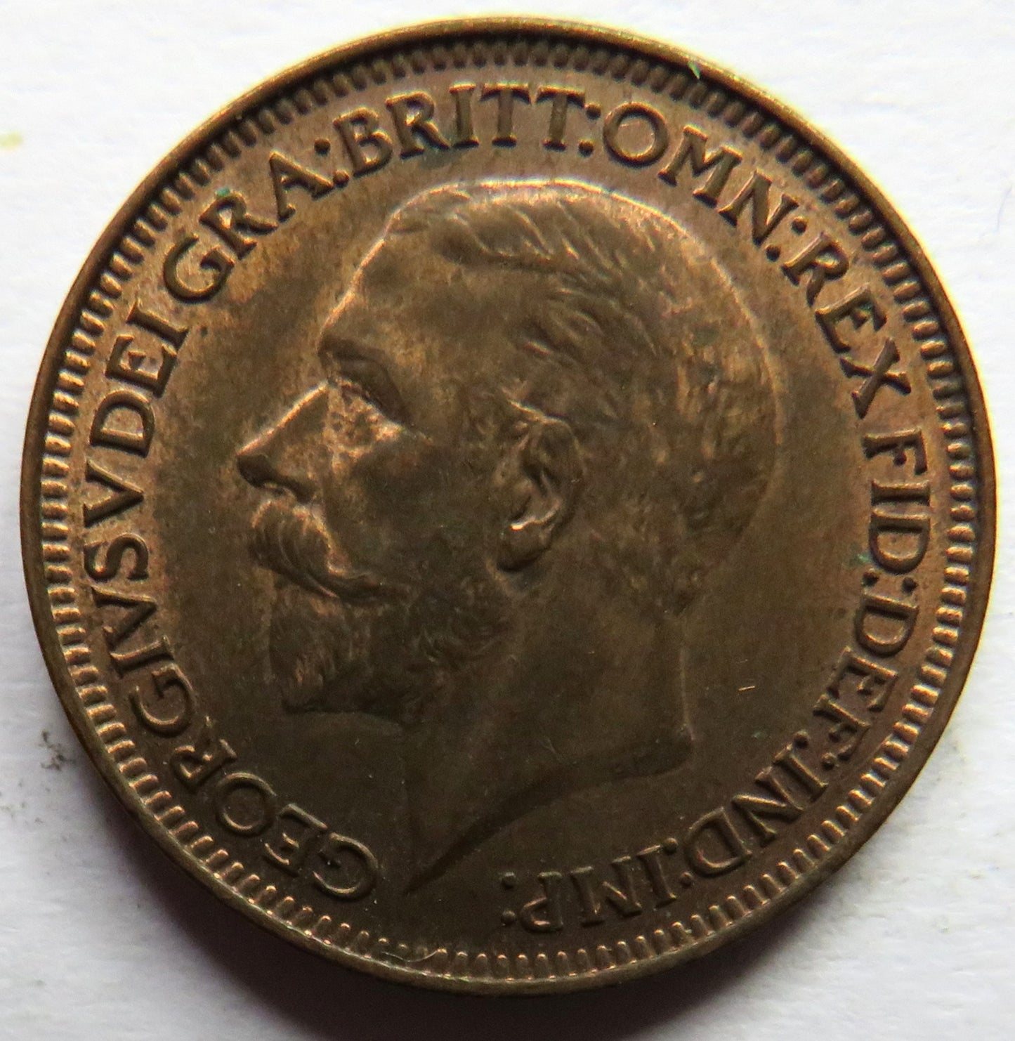 1932 King George V Farthing Coin In Higher Grade - Great Britain