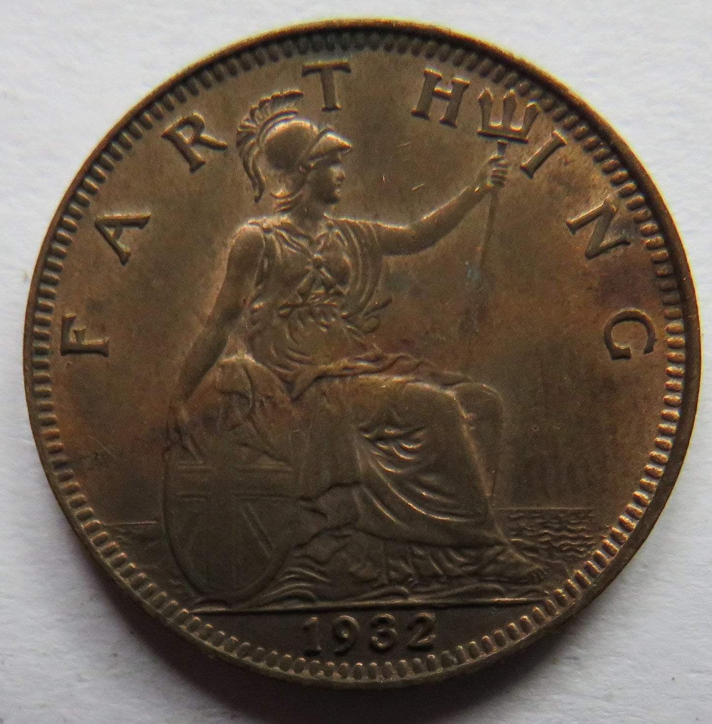 1932 King George V Farthing Coin In Higher Grade - Great Britain