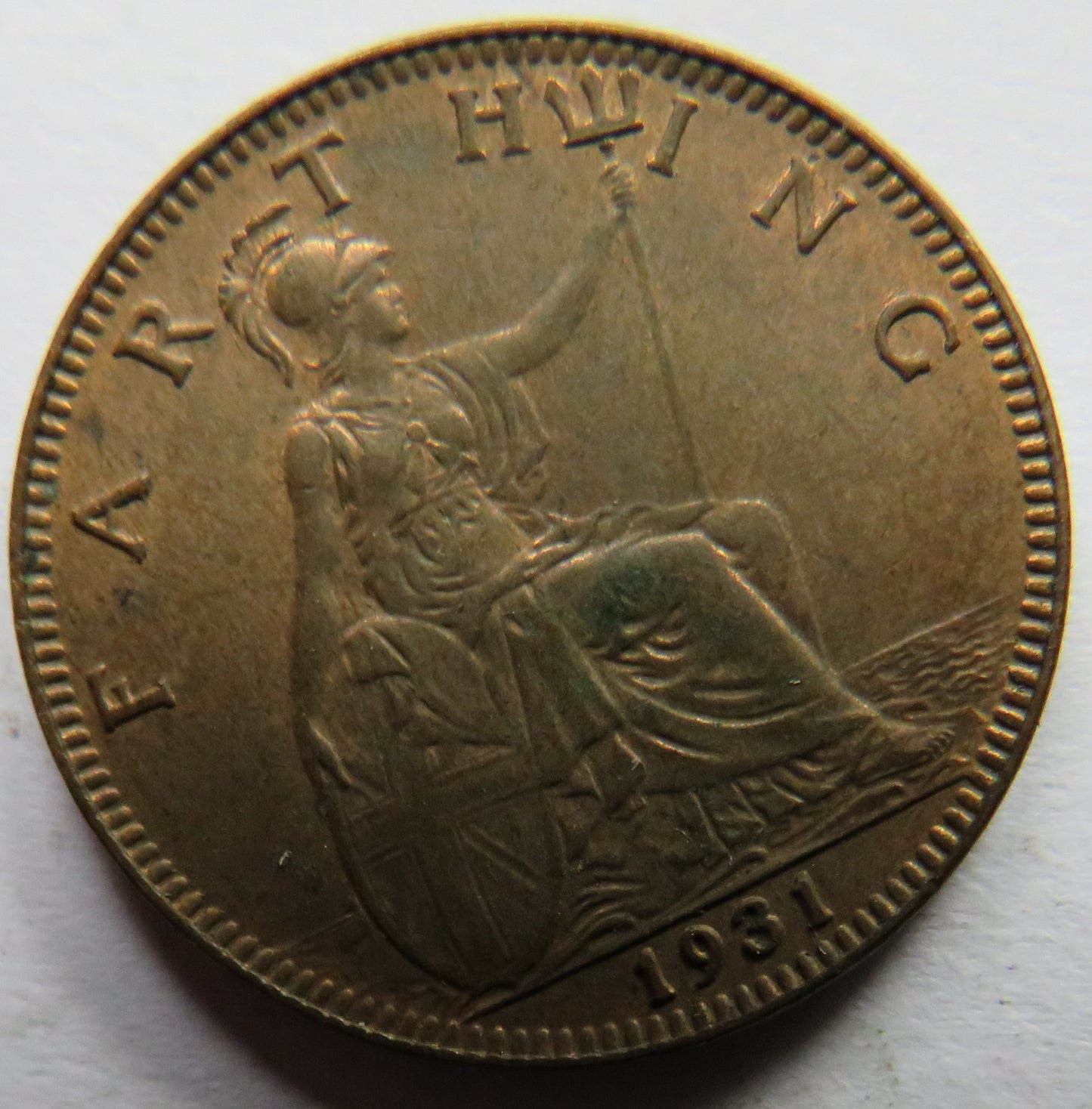 1931 King George V Farthing Coin In Higher Grade - Great Britain