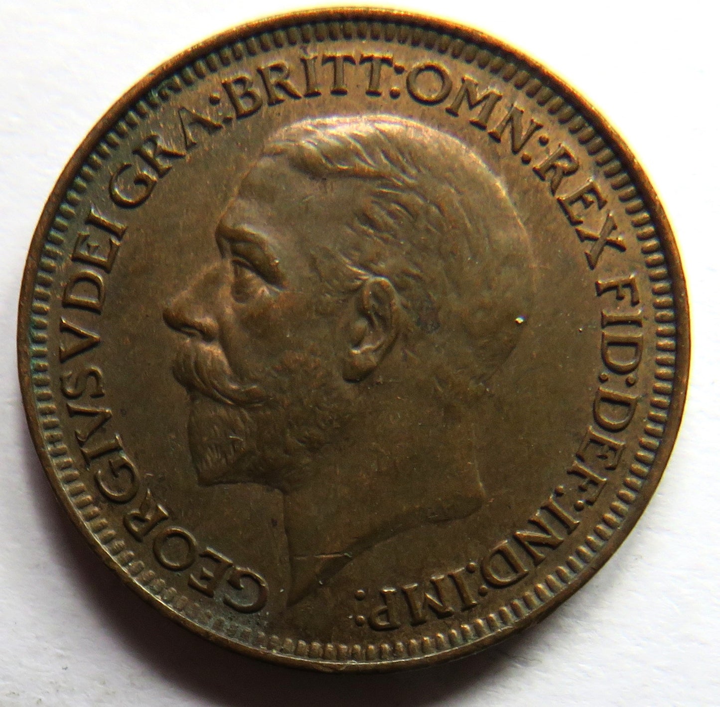 1932 King George V Farthing Coin In Higher Grade - Great Britain
