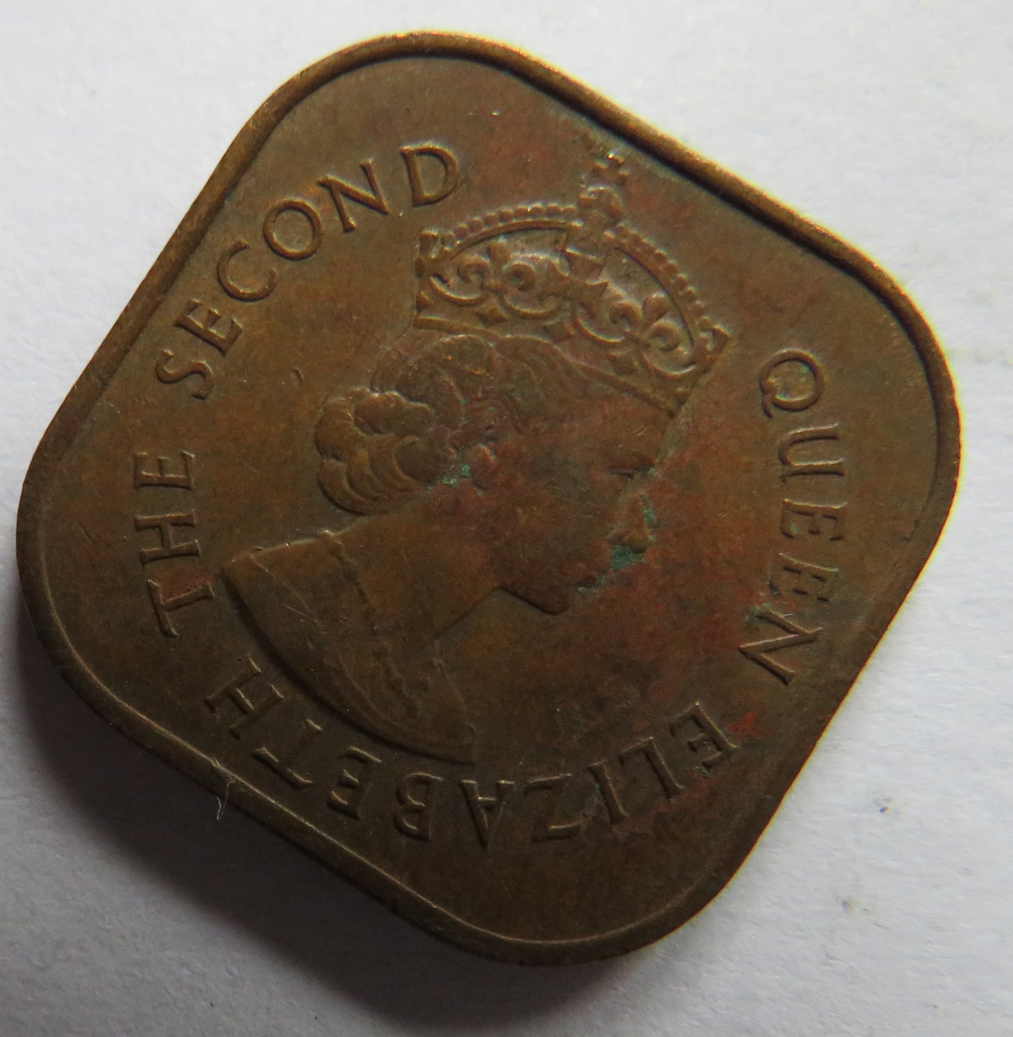1956 Queen Elizabeth II Commissioners of Currency Malaya One Cent Coin