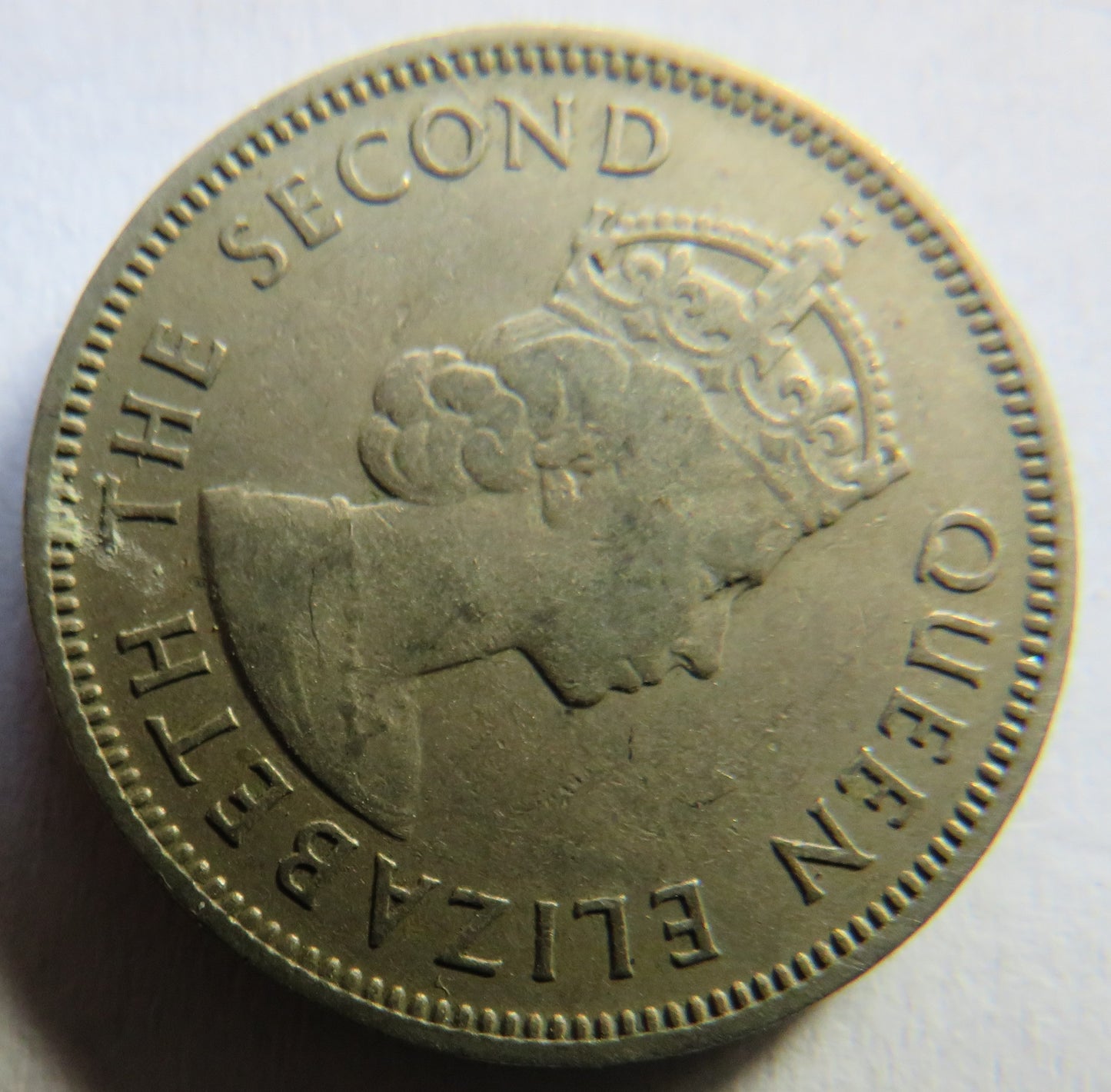 1957 Queen Elizabeth II Malaya and British Borneo 20 Cents Coin