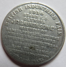 Load image into Gallery viewer, 1934 British Industries Fair J.R. Gaunt &amp; Son Ltd Advertising Token St Christopher
