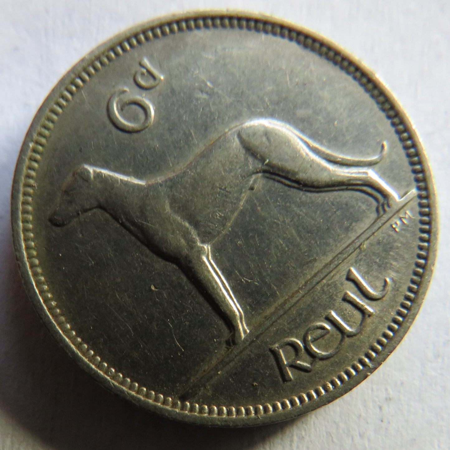 1940 Ireland Eire Sixpence Coin