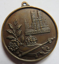 Load image into Gallery viewer, 1937 Coronation of King George VI West Minster Abbey Medal
