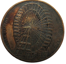 Load image into Gallery viewer, 1897 Gigantic Wheel Earl&#39;s Court Commemorative Medal
