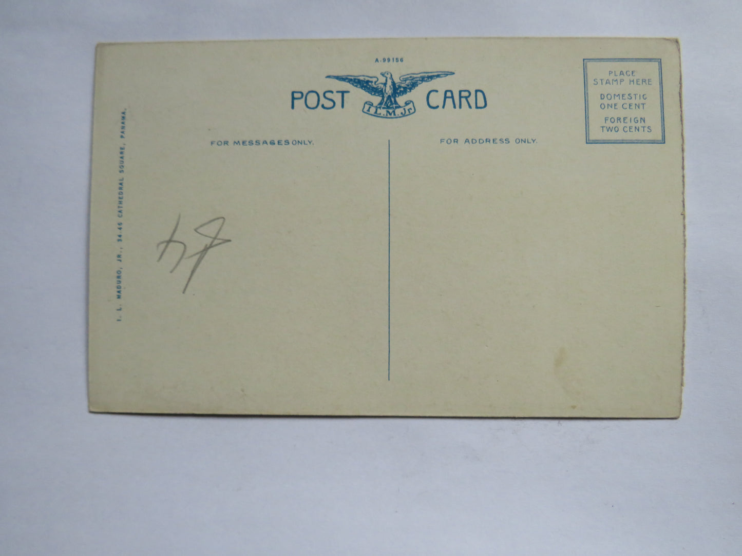 Vintage Postcard of U.S.S. "New Mexico" In Gatun Lake, Panama Canal
