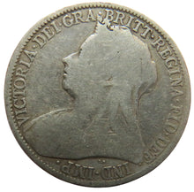 Load image into Gallery viewer, 1895 Queen Victoria Silver Florin / Two Shillings Coin
