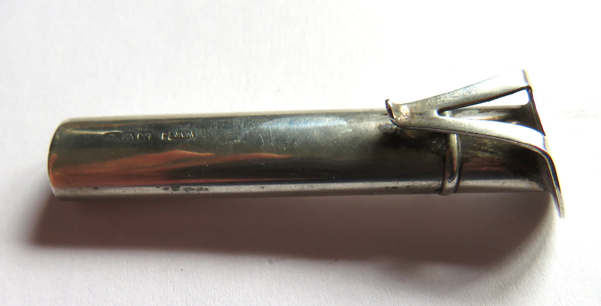 Antique Sterling Silver Button Hole Flower Holder Chester Hallmarks