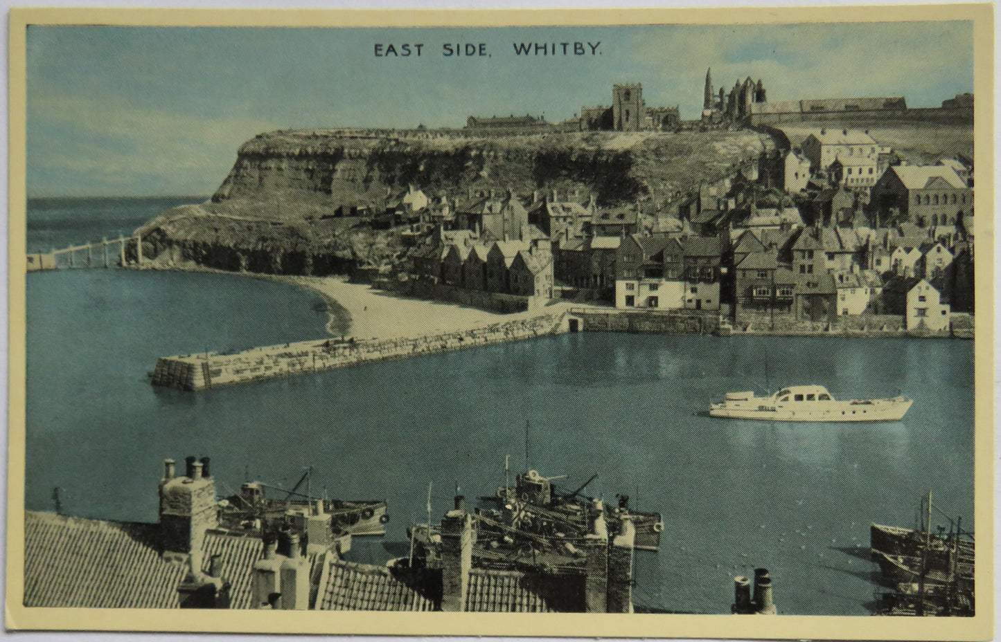 Vintage Postcard of East Side Whitby