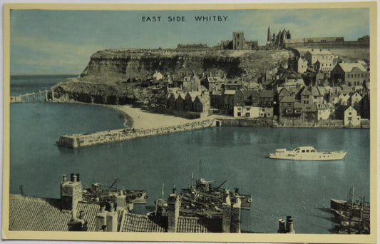 Vintage Postcard of East Side Whitby