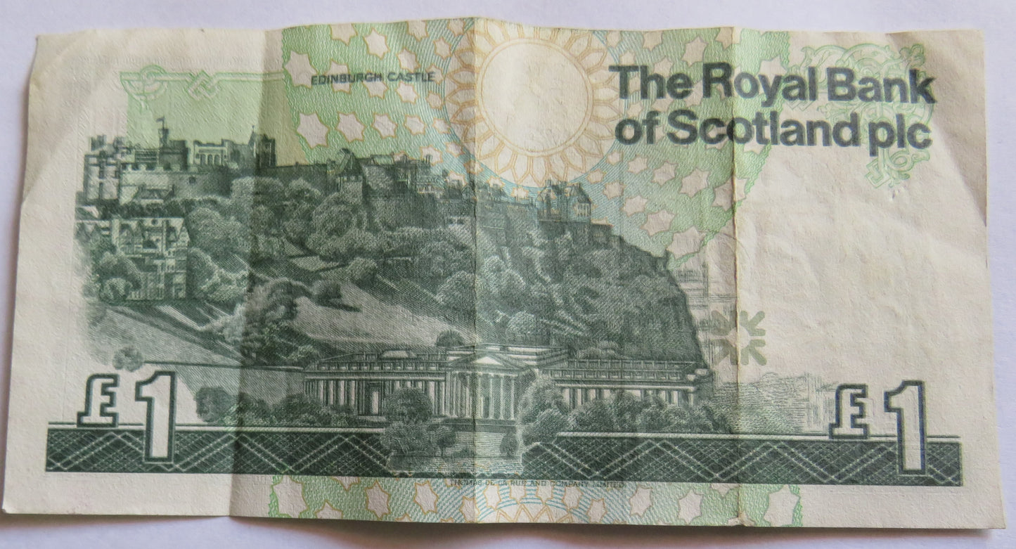 1999 The Royal Bank of Scotland £1 Banknote