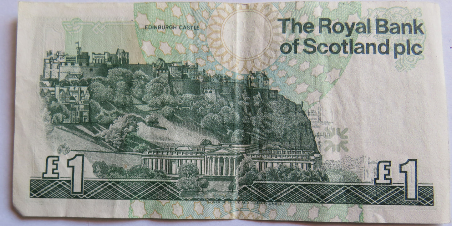 1993 The Royal Bank of Scotland £1 Banknote