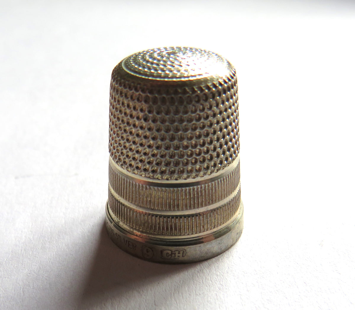 Sterling Silver Thimble By Charles Horner Size 9