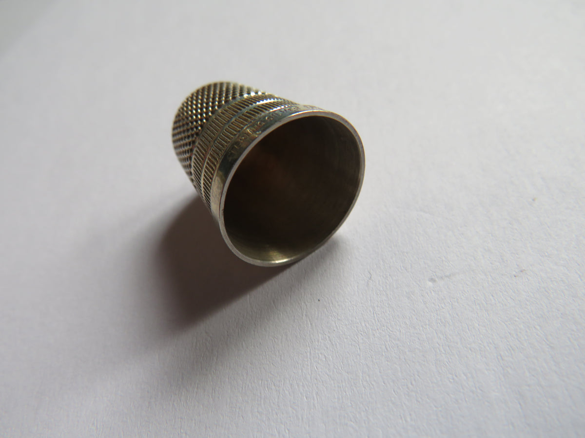 Sterling Silver Thimble By Charles Horner Size 9