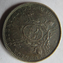 Load image into Gallery viewer, 1893 Uruguay Silver 20 Centesimos Coin In Higher Grade
