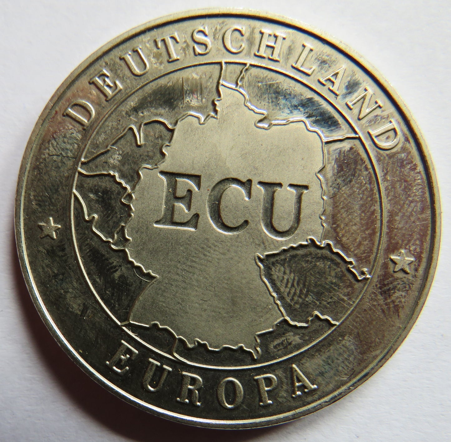 1992 Einigkeit Recht Freiheit Germany Europe Ecu Medal