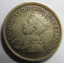 Load image into Gallery viewer, 1919 King George V Canada Silver 5 Cents Coin
