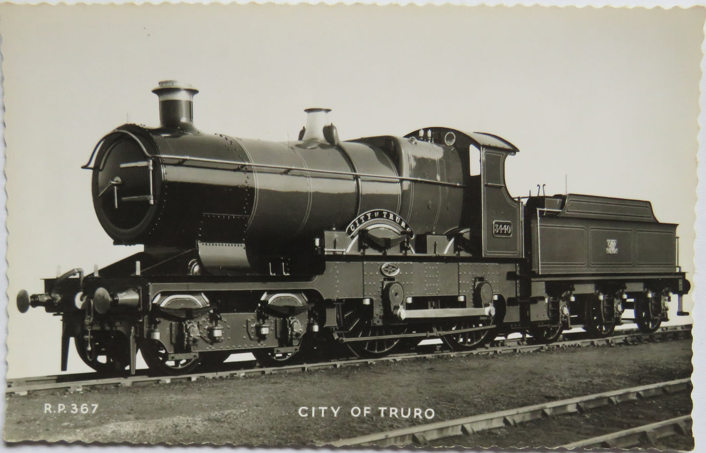 Vintage Railway Postcard Of The City of Truro