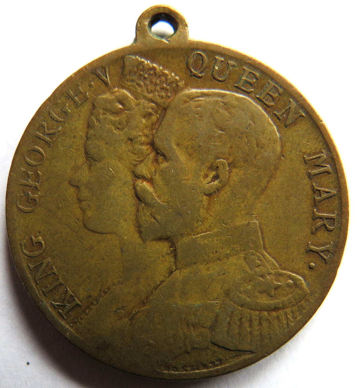 1914 King George V Royal Visit To Dundee Medal