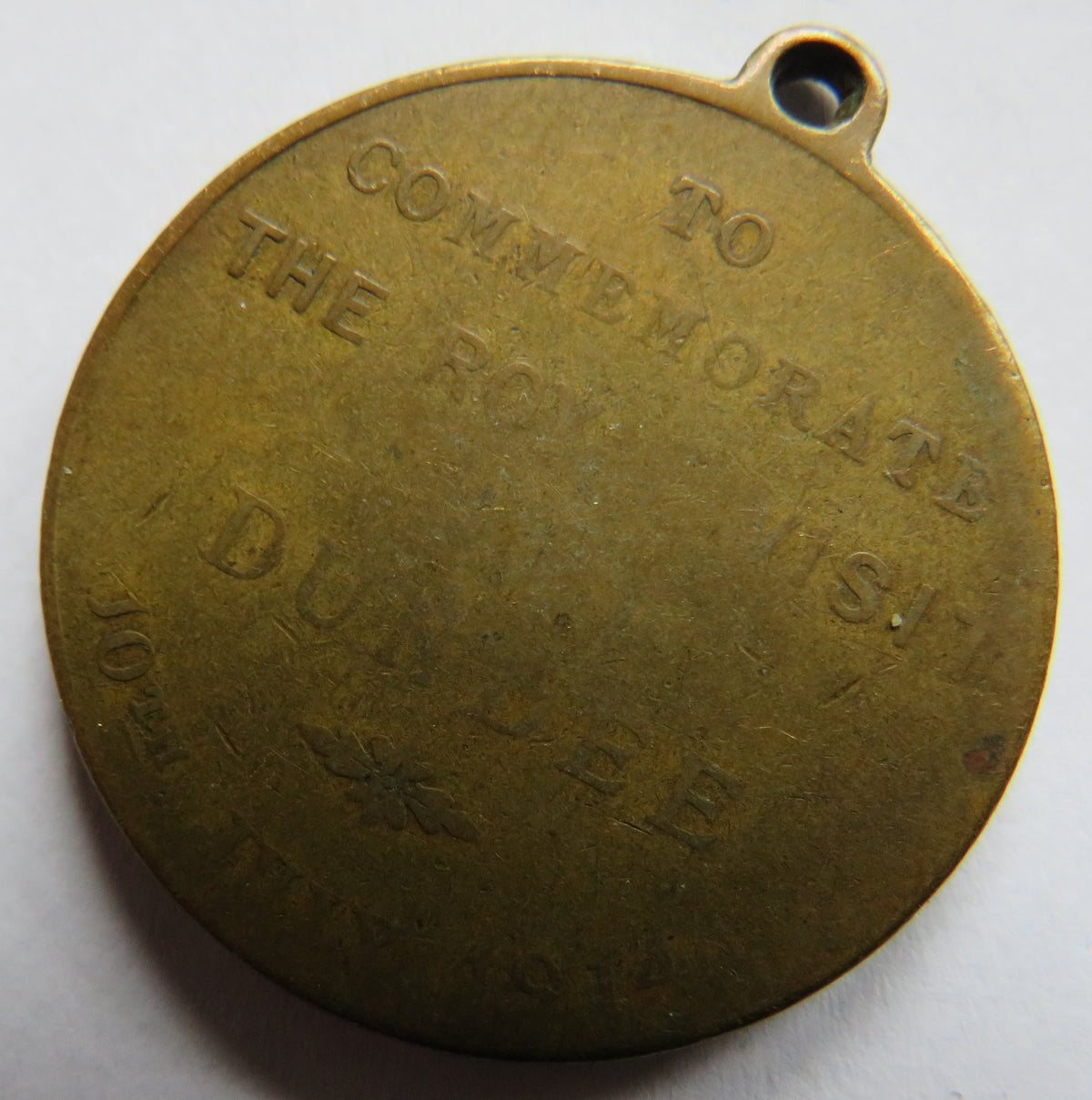 1914 King George V Royal Visit To Dundee Medal