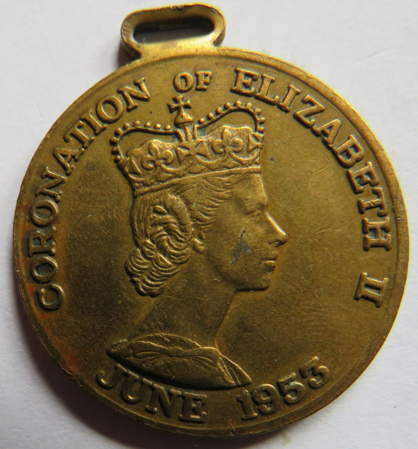 1953 Queen Elizabeth II Coronation Medal With The Compliments of the Busy "B"