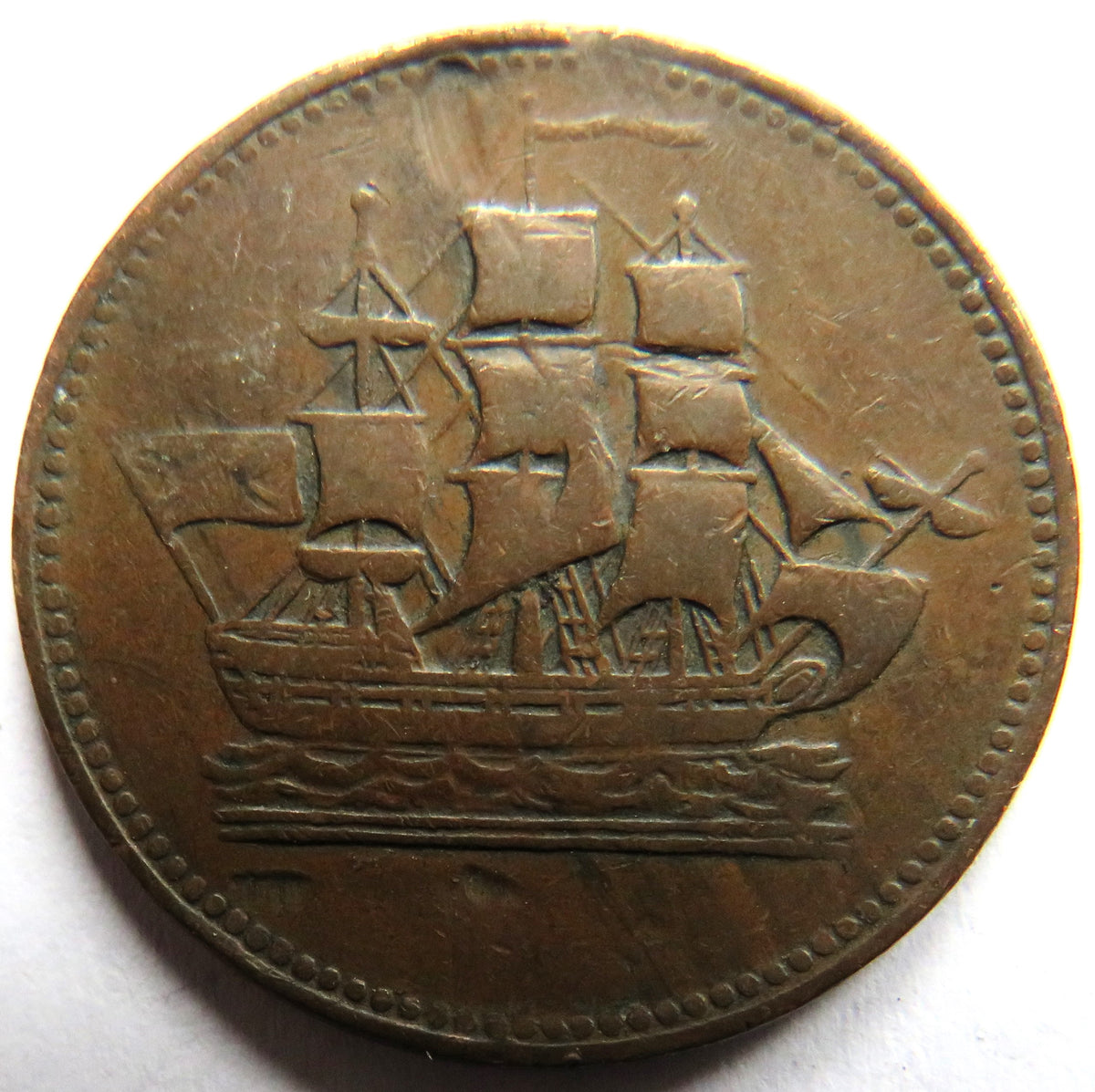 Ships Colonies & Commerce Token Prince Edward Island Canada