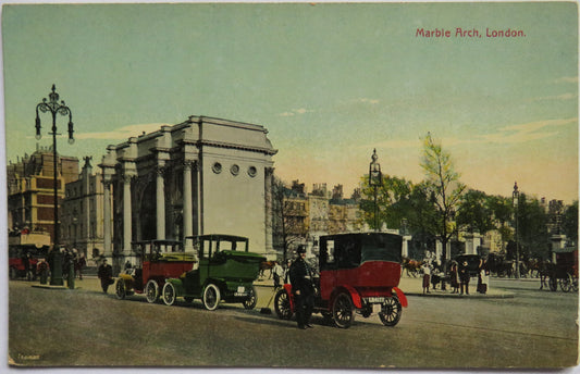 Vintage Postcard of The Marble Arch, London