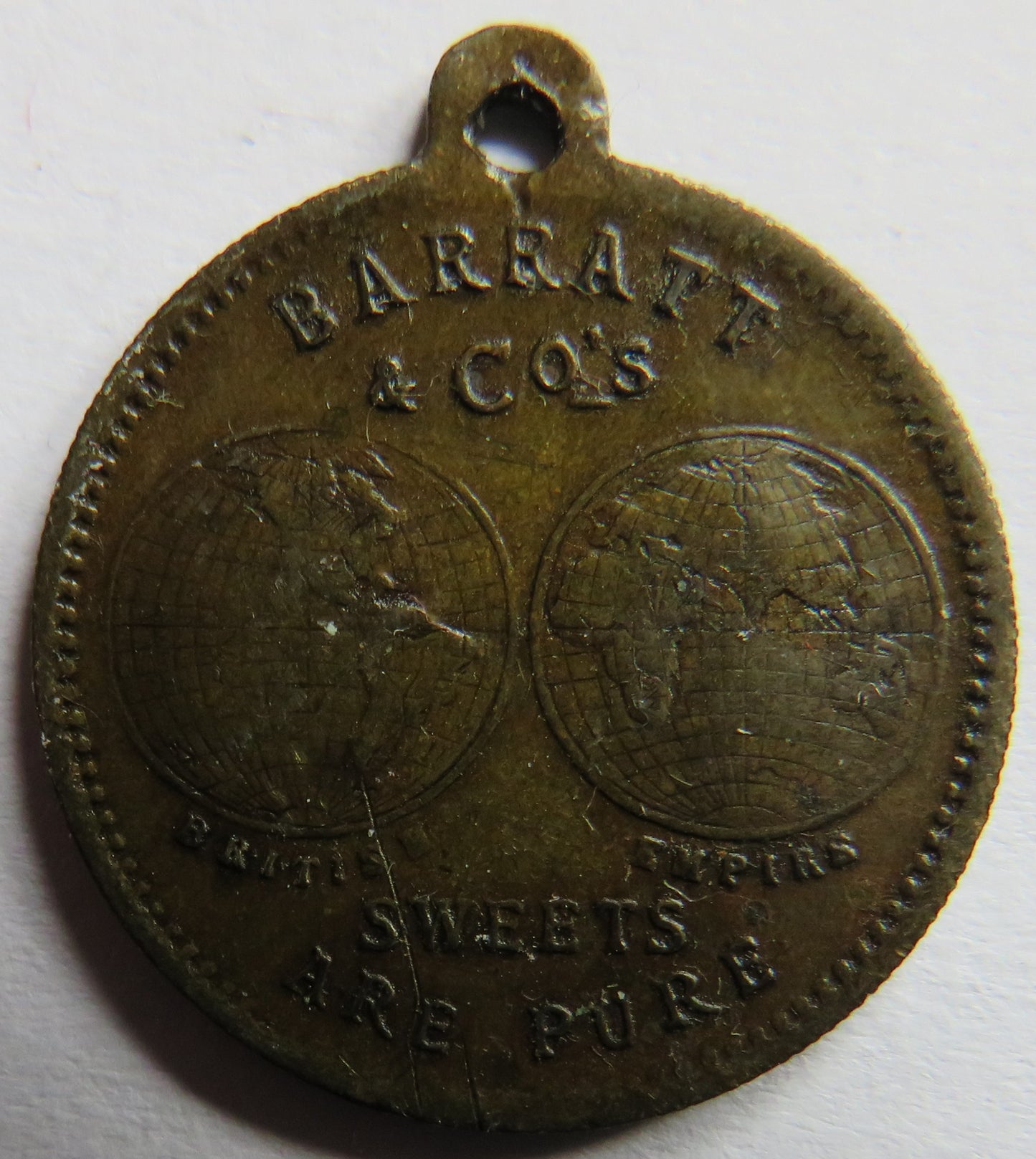 1897 Queen Victoria Diamond Jubilee Barratt & Co Sweets Medal