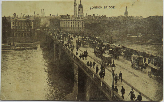 Vintage Postcard of London Bridge
